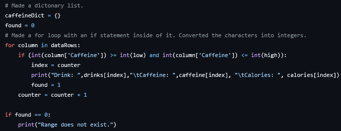Caffeine filter tool preview
