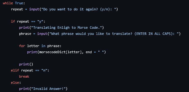 English to Morse converter